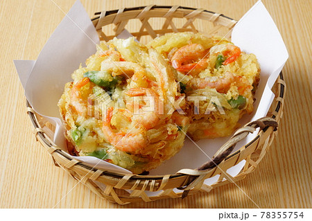 かき揚げ 海老天ぷら かき揚げ 海老天ぷら 78355754