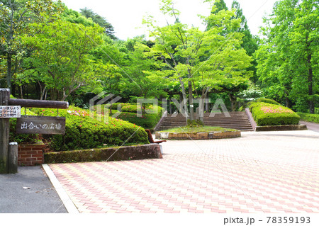 広島緑化植物公園の出会いの広場の景色 78359193
