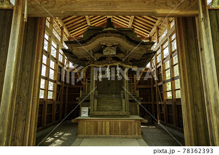 三日月　日岡八幡神社　高良神社　兵庫県佐用郡佐用町 78362393