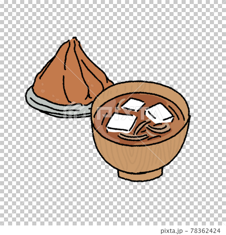 味噌和味噌湯的插圖 味噌和味噌湯的插圖 78362424