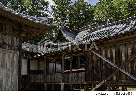 三日月 日岡八幡神社 本殿 兵庫県佐用郡佐用町 三日月 日岡八幡神社 本殿 兵庫県佐用郡佐用町 78362684
