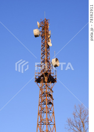 由木通信所の鉄塔 由木通信所の鉄塔 78362911