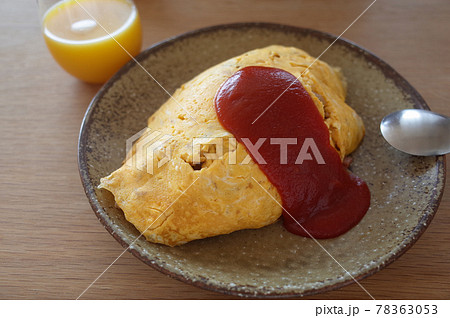 昔ながらのオムライス 78363053