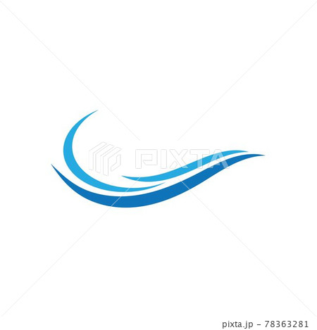 Water wave Logo 78363281