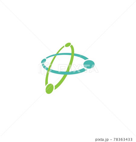 Structure atom logo vector Structure atom logo vector 78363433
