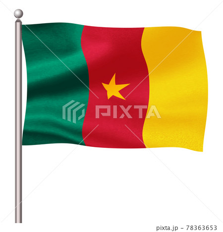 カメルーン　  国旗　アイコン 78363653