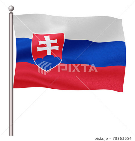 スロバキア　  国旗　アイコン 78363654