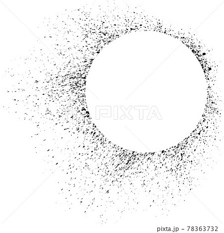 スプレーで描いた背景フレーム素材のイラスト素材