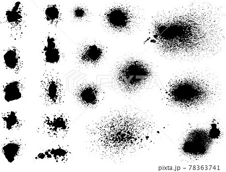 スプレーで描いたイメージ素材集のイラスト素材