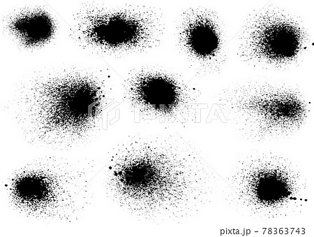 スプレーで描いたイメージ素材集のイラスト素材