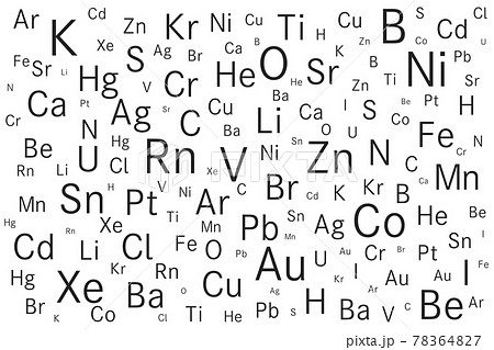 化学 科学 理科 元素 記号 勉強 背景 Ai 素材 ベクターのイラスト素材 7647
