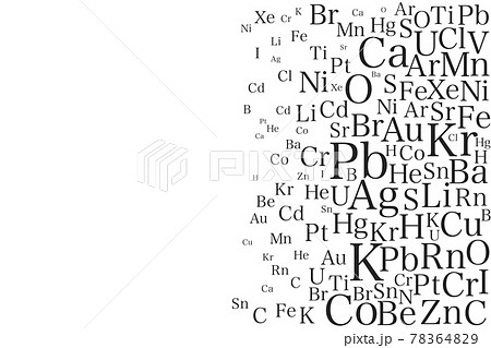 化学 科学 理科 元素 記号 勉強 背景 Ai 素材 ベクターのイラスト素材 7649