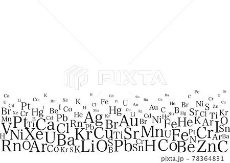 化学 科学 理科 元素 記号 勉強 背景 Ai 素材 ベクターのイラスト素材 7641