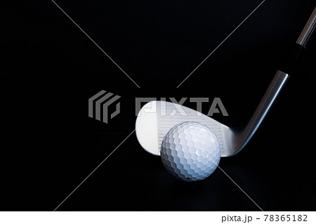 ゴルフクラブ アイアン 黒背景イメージ素材 ゴルフクラブ アイアン 黒背景イメージ素材 78365182