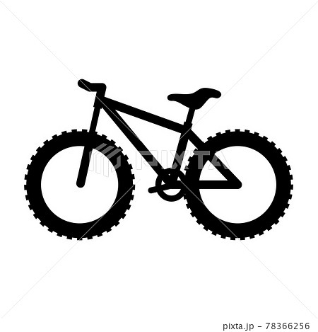 Mountain Bike Silhouette Illustration Stock Illustration