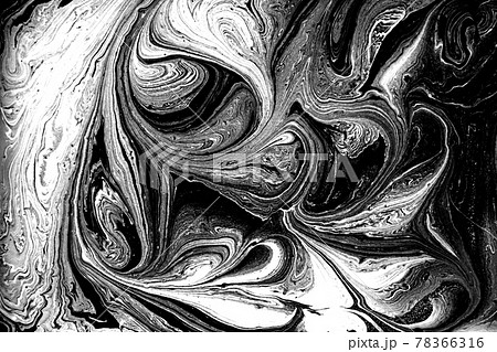 Black and white abstract marble liquid background Black and white abstract marble liquid background 78366316