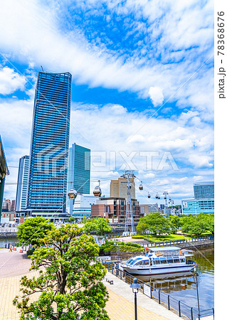 横浜の都市風景 横浜エアキャビンとみなとみらい周辺の風景 横浜の都市風景 横浜エアキャビンとみなとみらい周辺の風景 78368676