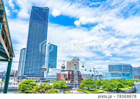 横浜の都市風景 横浜エアキャビンとみなとみらい周辺の風景 横浜の都市風景 横浜エアキャビンとみなとみらい周辺の風景 78368678