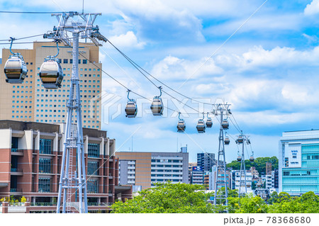 横浜の都市風景 横浜エアキャビンとみなとみらい周辺の風景 横浜の都市風景 横浜エアキャビンとみなとみらい周辺の風景 78368680