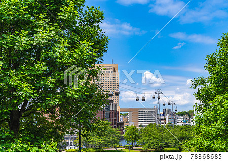 横浜の都市風景 横浜エアキャビンとみなとみらい周辺の風景 横浜の都市風景 横浜エアキャビンとみなとみらい周辺の風景 78368685