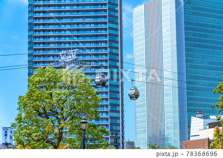 横浜の都市風景 横浜エアキャビンとみなとみらい周辺の風景 横浜の都市風景 横浜エアキャビンとみなとみらい周辺の風景 78368696