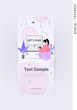 woman having fun playing video games girl using wireless gamepads controllers game e-sports leisure gaming industry 78368697