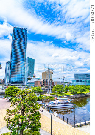 横浜の都市風景 横浜エアキャビンとみなとみらい周辺の風景 横浜の都市風景 横浜エアキャビンとみなとみらい周辺の風景 78368871