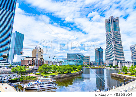 横浜の都市風景 横浜エアキャビンとみなとみらい周辺の風景 横浜の都市風景 横浜エアキャビンとみなとみらい周辺の風景 78368954