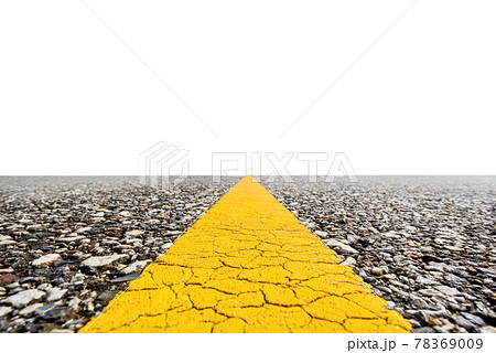 close up black asphalt road isolated on white background close up black asphalt road isolated on white background 78369009
