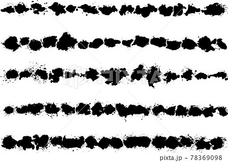 スプレーで描いた線素材集のイラスト素材