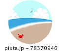 海とカニ 78370946