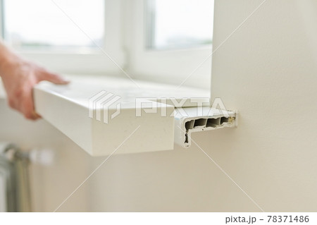Artificial stone window sill, installation, technological process. 78371486