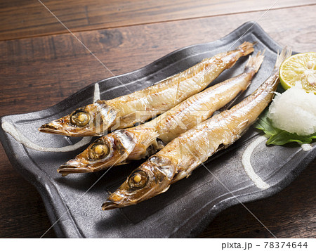 ニギスの干物　焼き魚 78374644