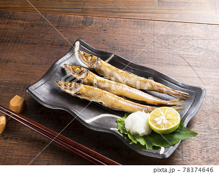 ニギスの干物　焼き魚 78374646