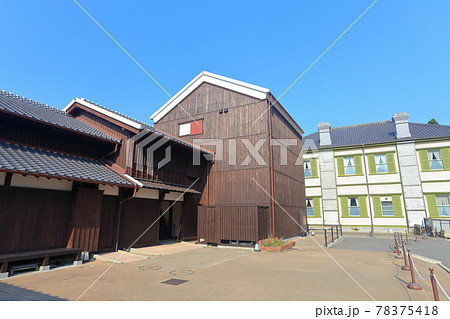 【長崎県】晴天下の長崎出島 78375418