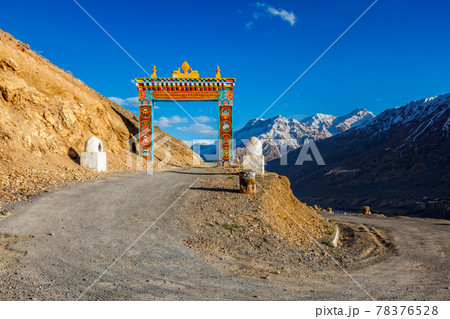 Gates of Ki gompa, Spiti Valley, Himachal Pradesh 78376528