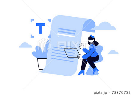 Copywriter content manager working on new project Copywriter content manager working on new project 78376752