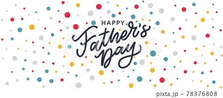 Happy father's day. Lettering. Banner Sale Brush text pattern vector Happy father's day. Lettering. Banner Sale Brush text pattern vector 78376808