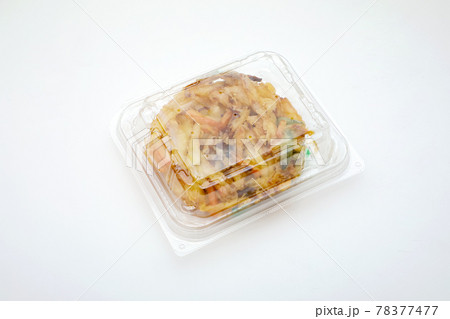 パックに入ったかき揚げ パックに入ったかき揚げ 78377477
