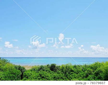 石垣島の海の風景 石垣島の海の風景 78379607