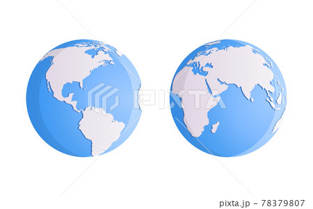 Planet Earth. Isolated vector illustration. 78379807