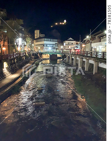 湯村温泉の夜景 湯村温泉の夜景 78381505