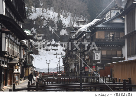 銀山温泉 温泉街 銀山温泉 温泉街 78382203