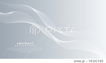 Silver light gradient background with Elegant abstract vector white waves lines. Modern simple design with blank space for text. Use for advertising, presentation, posters, flyer, cover, banner, Silver light gradient background with Elegant abstract vector white waves lines. Modern simple design with blank space for text. Use for advertising, presentation, posters, flyer, cover, banner, 78382590