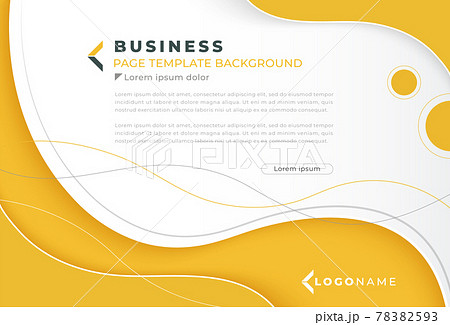 Presentation layout template, Business background design, White and yellow background with curve line shape with modern. Suitable for advertising, websites, poster, cover, brochure, header, leaflet, Presentation layout template, Business background design, White and yellow background with curve line shape with modern. Suitable for advertising, websites, poster, cover, brochure, header, leaflet, 78382593