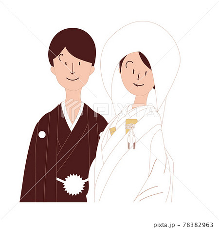 結婚式 日本人 笑顔 結婚式 日本人 笑顔 78382963