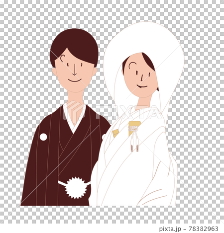 結婚式 日本人 笑顔 結婚式 日本人 笑顔 78382963