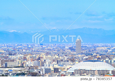 名古屋市、ナゴヤドームとその周辺の風景 78385357