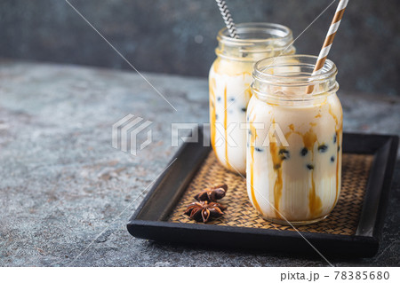 Creamy bubble tea Creamy bubble tea 78385680