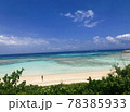 日本最南端の島の青い海 78385933